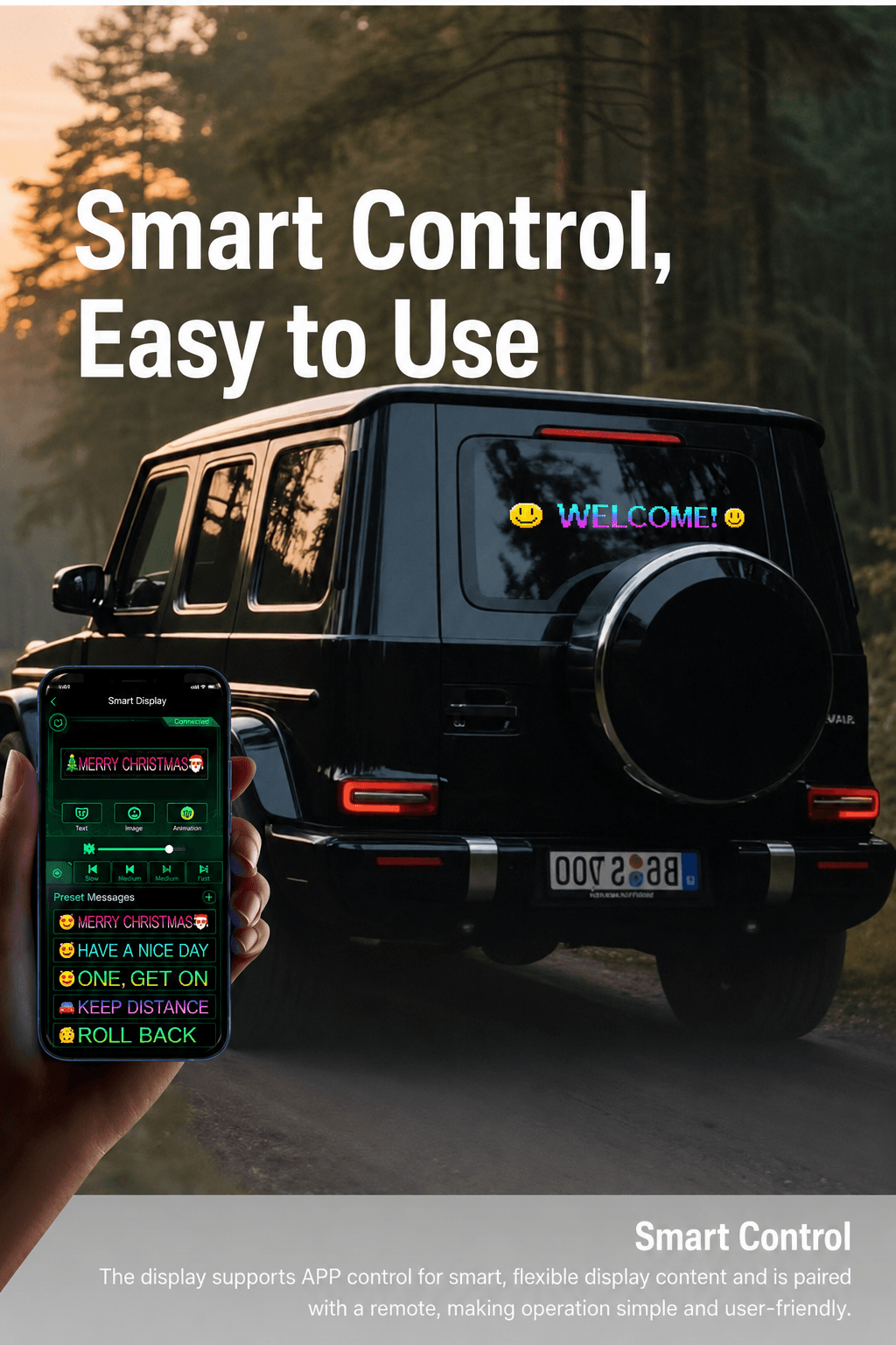 Simple ambient light control setup